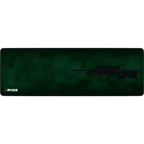 Mouse Pad Largo Bordas Costuradas Gaming Sniper Preto Rise Mode Extended Menor preço em Mouse Pad Largo Bordas Costuradas Gaming Sniper Preto Rise Mode Extended
