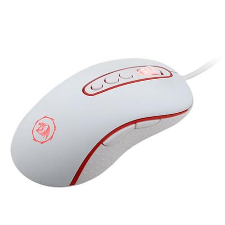 Mouse Redragon Gamer Phoenix 2 Lunar White RGB 9 Botões Programáveis 4000 DPI Sensor Avago - M702W-1 Menor preço em Mouse Redragon Gamer Phoenix 2 Lunar White RGB 9 Botões Programáveis 4000 DPI Sensor Avago - M702W-1
