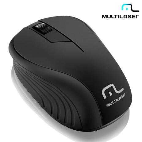 Mouse Sem Fio 2,4ghz Wave Preto MO212 Multilaser Menor preço em Mouse Sem Fio 2,4ghz Wave Preto MO212 Multilaser