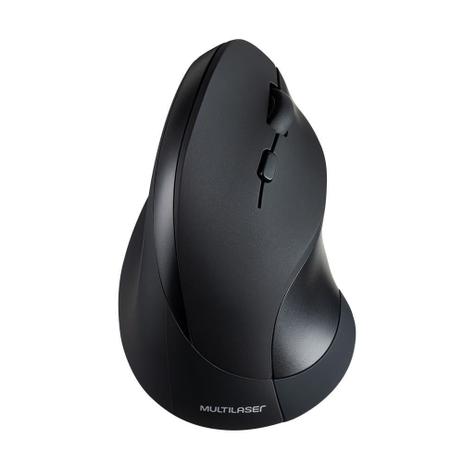 Mouse Sem Fio Ergonômico 2.4GHZ 1600DPI Usb Preto Multilaser - MO284 Menor preço em Mouse Sem Fio Ergonômico 2.4GHZ 1600DPI Usb Preto Multilaser - MO284