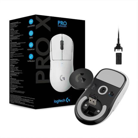 Mouse Sem Fio Gamer Logitech G PRO X Superlight 25000 DPI Branco é boa?