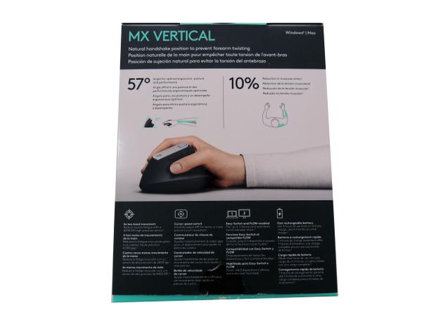 Mouse sem fio logitech MX Vertical