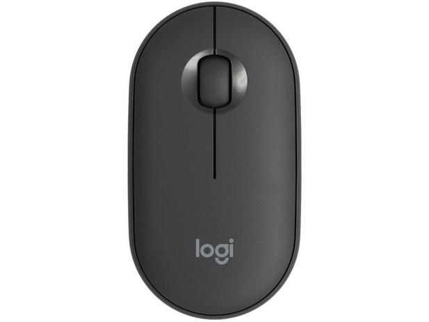 Mouse sem Fio Logitech Óptico 1000DPI - Pebble i345 Preto Original Menor preço em Mouse sem Fio Logitech Óptico 1000DPI - Pebble i345 Preto Original