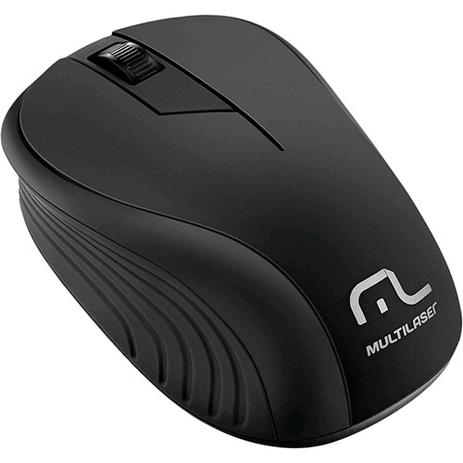 Mouse Sem Fio Preto USB - Multilaser Menor preço em Mouse Sem Fio Preto USB - Multilaser