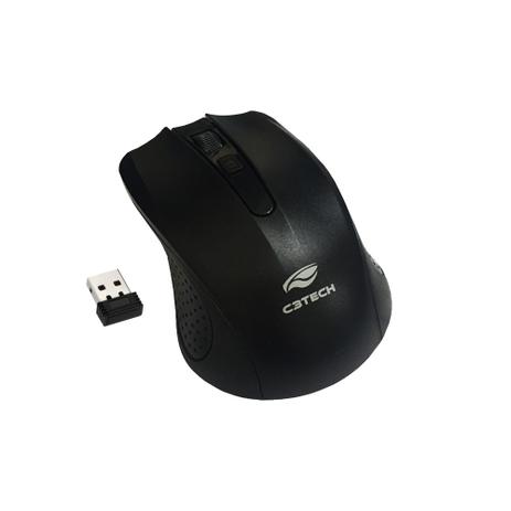 Mouse sem Fio RC/NANO M-W20BK - C3TECH Menor preço em Mouse sem Fio RC/NANO M-W20BK - C3TECH