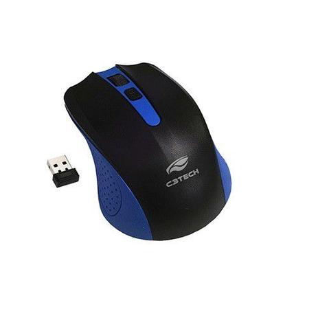 Mouse sem Fio RC/NANO M-W20BL AZUL C3 TECH - C3Tech Menor preço em Mouse sem Fio RC/NANO M-W20BL AZUL C3 TECH - C3Tech