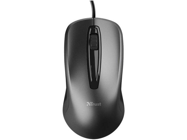 Mouse Trust Óptico 1200DPI 3 Botões - Carve Original Menor preço em Mouse Trust Óptico 1200DPI 3 Botões - Carve Original
