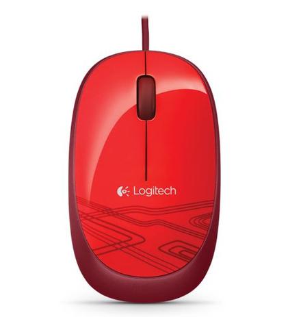 Mouse USB Logitech m105 Vermelho Menor preço em Mouse USB Logitech m105 Vermelho