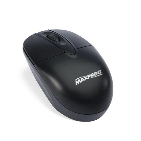 Mouse USB óptico 60607-1 preto - Maxprint Menor preço em Mouse USB óptico 60607-1 preto - Maxprint