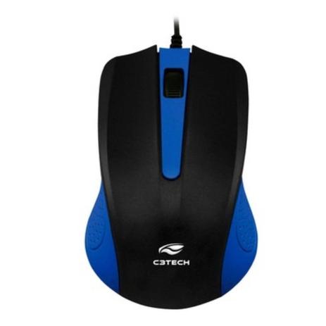 Mouse Usb Optico C3Tech Ms-20Bl Preto Com Azul 1000Dpi Menor preço em Mouse Usb Optico C3Tech Ms-20Bl Preto Com Azul 1000Dpi
