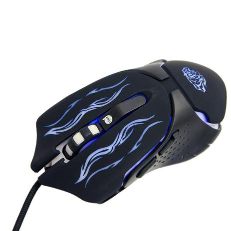 Mouse usb optico gamer black tiger - Dazz Menor preço em Mouse usb optico gamer black tiger - Dazz