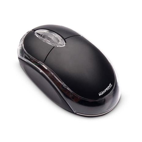 Mouse Usb Óptico Pcg Preto 606157 Maxprint Menor preço em Mouse Usb Óptico Pcg Preto 606157 Maxprint