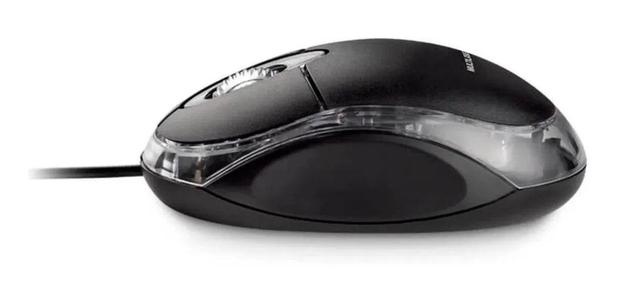 Mouse Usb Preto Classic Fio Black Office Multilaser Menor preço em Mouse Usb Preto Classic Fio Black Office Multilaser