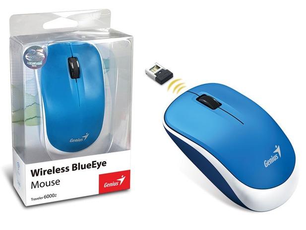 Mouse Wireless Genius 31030031109 Traveler 6000Z Blueeye AZUL USB 1200DPI é boa?