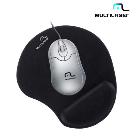 Mousepad Com Apoio Em Gel Para Punho, Preto AC024 - Multilaser é boa?