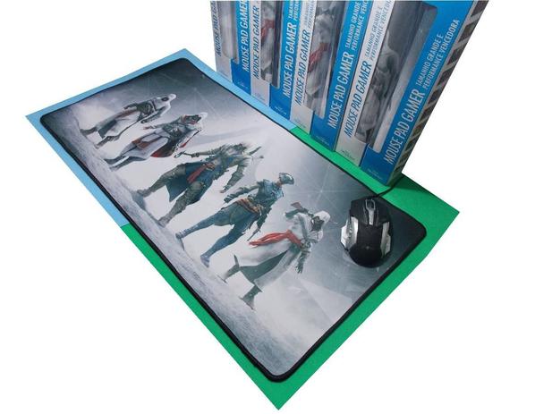 Mousepad Extra Grande Gamer Medida 70x35x0.3cm familia assassina - Exbom Menor preço em Mousepad Extra Grande Gamer Medida 70x35x0.3cm familia assassina - Exbom