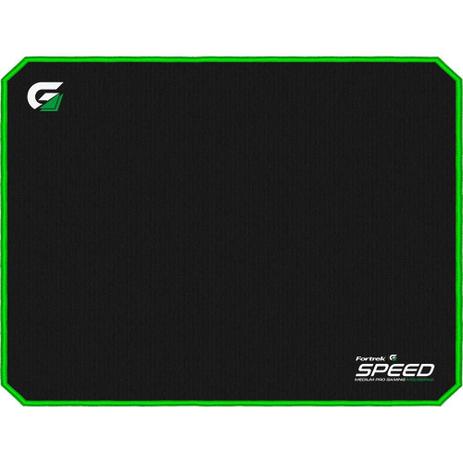 Mousepad Gamer FORTREK G MPG101 Speed Médio Preto/Verde, 320x240x3mm - 72691 Menor preço em Mousepad Gamer FORTREK G MPG101 Speed Médio Preto/Verde, 320x240x3mm - 72691