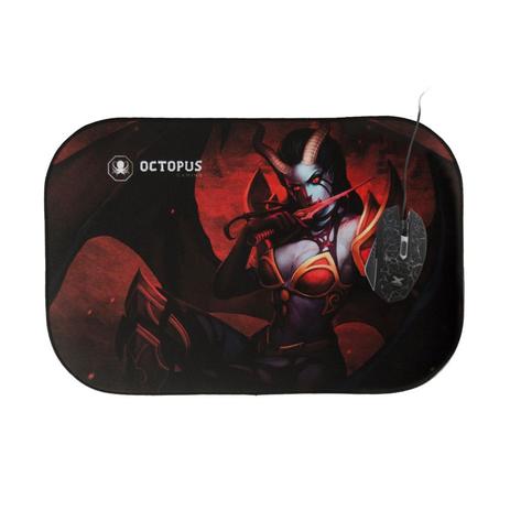 Mousepad Gamer Octopus Giant Blood Queen 45x30cm 2-0104-571 - Reliza é boa?