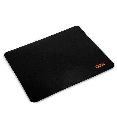 Mousepad Gamer OEX Base Emborrachada Revestido Tecido Preto MP-100 Menor preço em Mousepad Gamer OEX Base Emborrachada Revestido Tecido Preto MP-100
