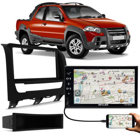 MP3 MP5 Player Automotivo Shutt Las Vegas 7” Bluetooth Espelhamento Android + Moldura Palio Strada Menor preço em MP3 MP5 Player Automotivo Shutt Las Vegas 7” Bluetooth Espelhamento Android + Moldura Palio Strada