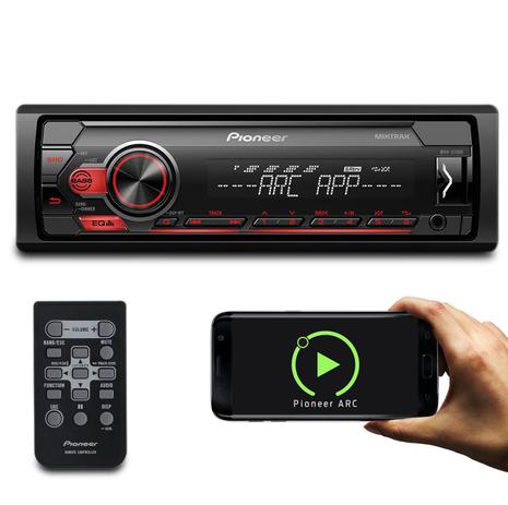 MP3 Player Automotivo Pioneer MVH-S118UI Interface Android iOS Spotify Mixtrax USB Com Controle Menor preço em MP3 Player Automotivo Pioneer MVH-S118UI Interface Android iOS Spotify Mixtrax USB Com Controle