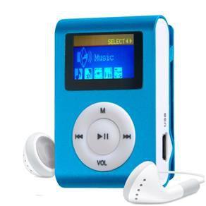 Menor preço em MP3 Player com Entrada SD e Fone de Ouvido Azul + Mc058 - Gbmax