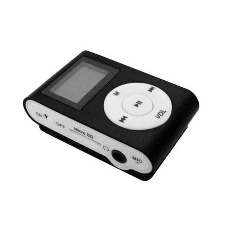 MP3 Player com Visor Entrada SD CARD Preto - Ukimix Menor preço em MP3 Player com Visor Entrada SD CARD Preto - Ukimix