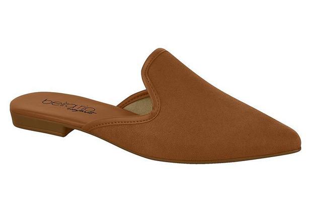 mule feminino caramelo