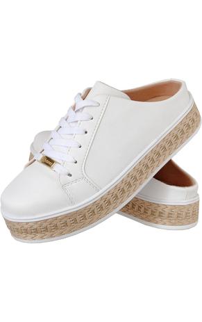 tenis mule feminino branco