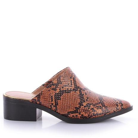 mule feminino marrom