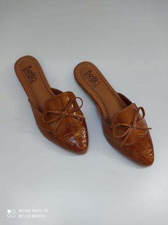 mule feminino marrom
