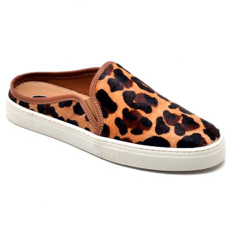 slip on feminino de onça