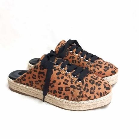 sapato feminino animal print