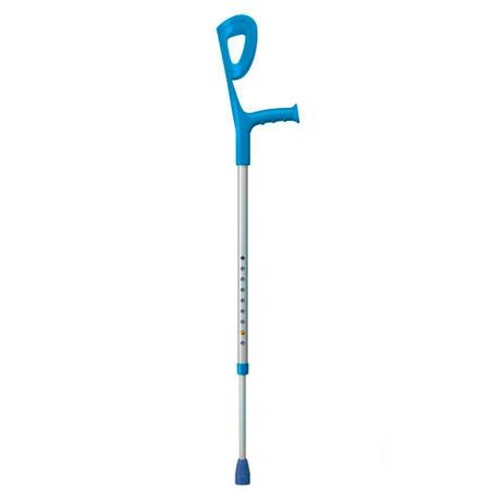 Muleta Canadense Infantil Fixa Azul Regulável Mercur até 100kg - Unidade Menor preço em Muleta Canadense Infantil Fixa Azul Regulável Mercur até 100kg - Unidade