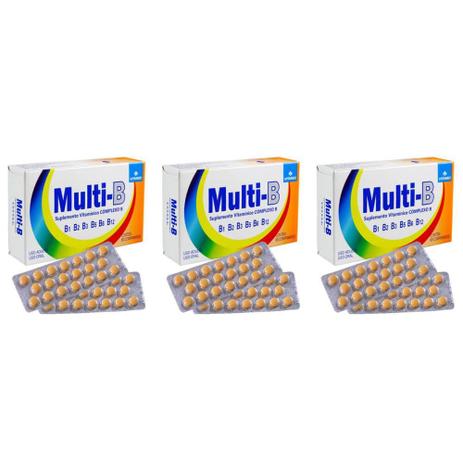Multi B Complexo B C/60 (Kit C/03) Menor preço em Multi B Complexo B C/60 (Kit C/03)