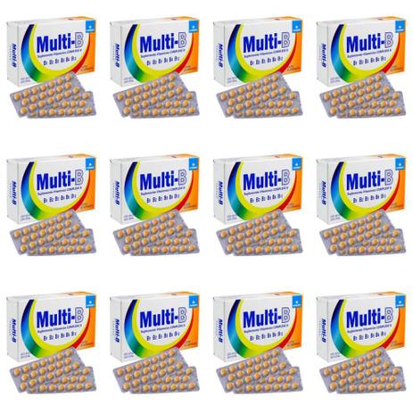 Multi B Complexo B C/60 (Kit C/12) Menor preço em Multi B Complexo B C/60 (Kit C/12)