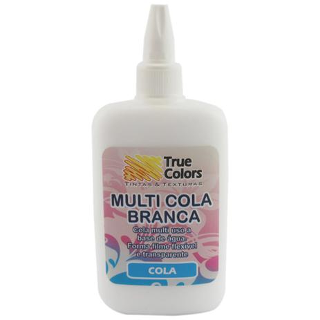 Multi Cola Branca True Colors 90 ml Menor preço em Multi Cola Branca True Colors 90 ml