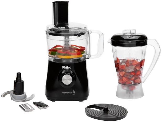 Multi Processador de Alimentos Philco Preto - All in One 4 em 1 800W Menor preço em Multi Processador de Alimentos Philco Preto - All in One 4 em 1 800W