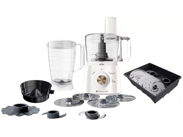 Multi Processador de Alimentos Philips Walita - Branco e Dourado Viva RI7636 11 em 1 750W é boa?