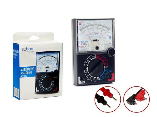 Multimetro Analogico Profissional Portatil MP-20ES MP-20ES EXBOM Menor preço em Multimetro Analogico Profissional Portatil MP-20ES MP-20ES EXBOM