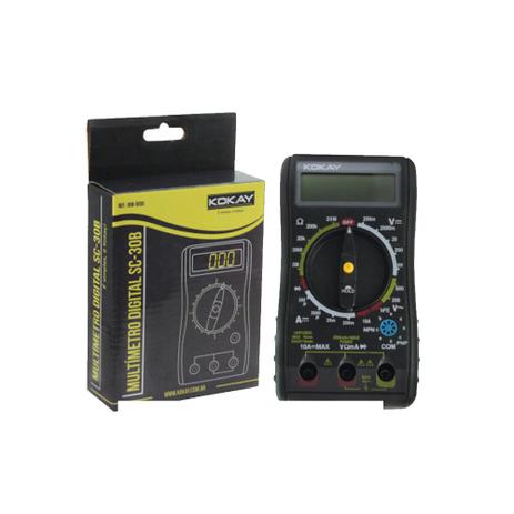 Multimetro Digital 20 Mega 058-3030 Kokay Menor preço em Multimetro Digital 20 Mega 058-3030 Kokay
