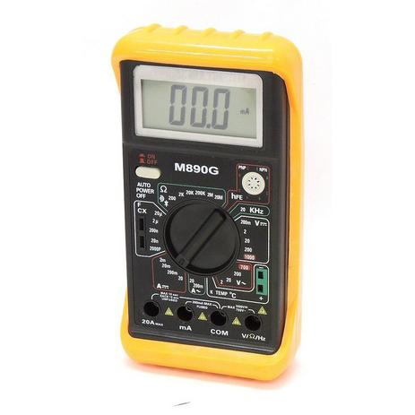 Multímetro Digital 20M c/ Capacímetro Beep e temperatura M890G - Tblack Menor preço em Multímetro Digital 20M c/ Capacímetro Beep e temperatura M890G - Tblack