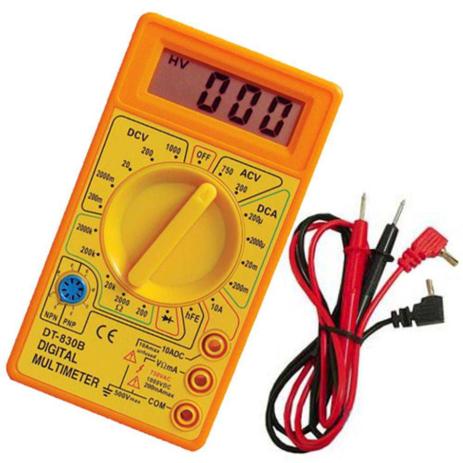 Multimetro Digital Com Visor LCD Com Bateria 9V Dt830 355 - Goldem Cabo Menor preço em Multimetro Digital Com Visor LCD Com Bateria 9V Dt830 355 - Goldem Cabo