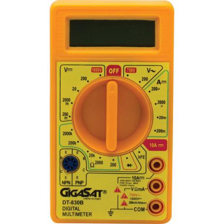 Multimetro Digital Dt-830b 2m Gigasat - Outra Menor preço em Multimetro Digital Dt-830b 2m Gigasat - Outra