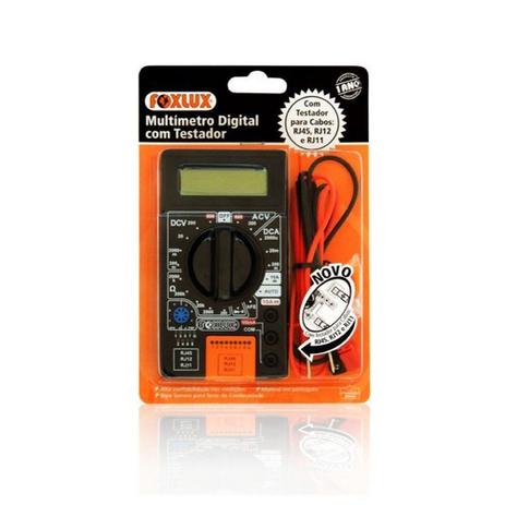 Multimetro Digital Foxlux Ref-3001 - Rcdeletrica Menor preço em Multimetro Digital Foxlux Ref-3001 - Rcdeletrica