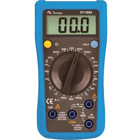 Multímetro digital profissional minipa et-1100a Menor preço em Multímetro digital profissional minipa et-1100a