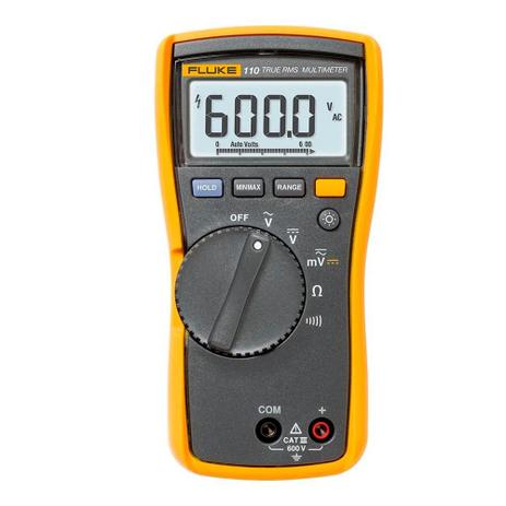 Multímetro Digital True-RMS Cat III Fluke 110 Menor preço em Multímetro Digital True-RMS Cat III Fluke 110