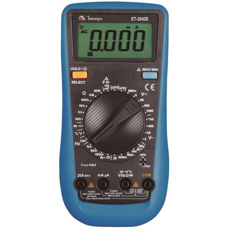Multímetro e capacímetro digital auto-range true-rms profissional minipa et-2042e Menor preço em Multímetro e capacímetro digital auto-range true-rms profissional minipa et-2042e