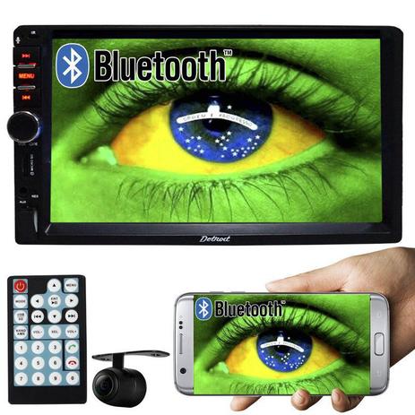 Multimídia Mp5 Vídeo Automotivo 2 Din Tela 7 Detroit Fm Usb Aux Bluetooth Espelhamento Câmera de Ré - Audio tiger Menor preço em Multimídia Mp5 Vídeo Automotivo 2 Din Tela 7 Detroit Fm Usb Aux Bluetooth Espelhamento Câmera de Ré - Audio tiger