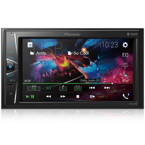 Multimidia Receiver Pioneer MVH G218BT Tela 6,2 USB Bluetooth AUX e Entrada Camera de Re Menor preço em Multimidia Receiver Pioneer MVH G218BT Tela 6,2 USB Bluetooth AUX e Entrada Camera de Re